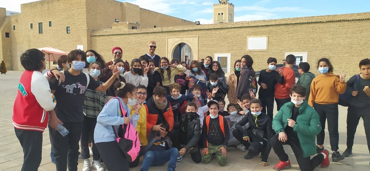 Sortie à Kairouan avec des élèves de 5e des Berges du Lac